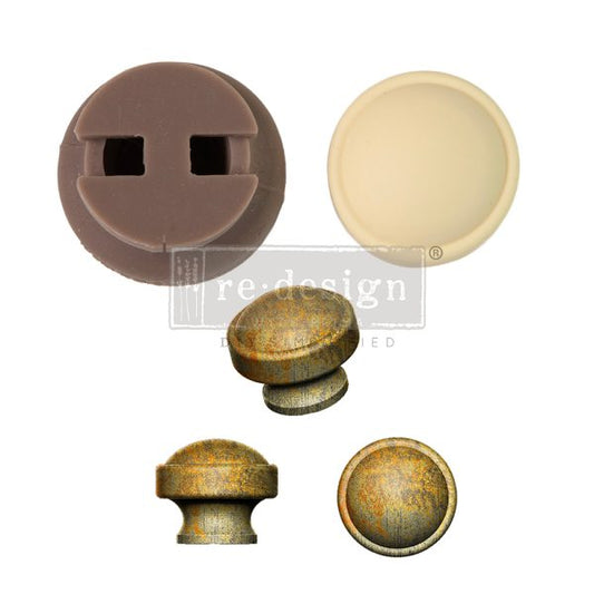 REGAL AURA – 1 KNOB SET, INCLUDES HARDWARE - CECE KNOB MOULD