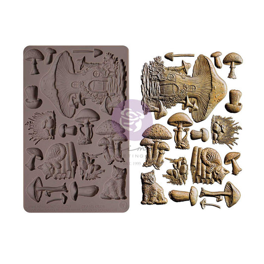 FAIRYLAND FUNGI - RETURN TO WONDERLAND COLLECTIONA MOULD - 1 PC, 5" X 8" X 8MM