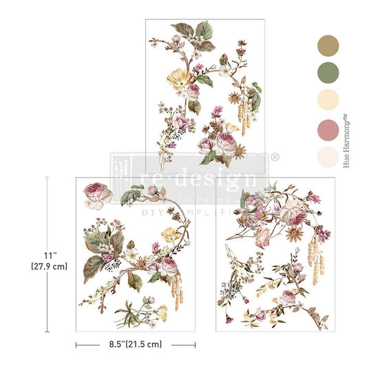 ROSETTE ROYALE - Middy Transfers®  – 3 sheets, 8.5″x11″