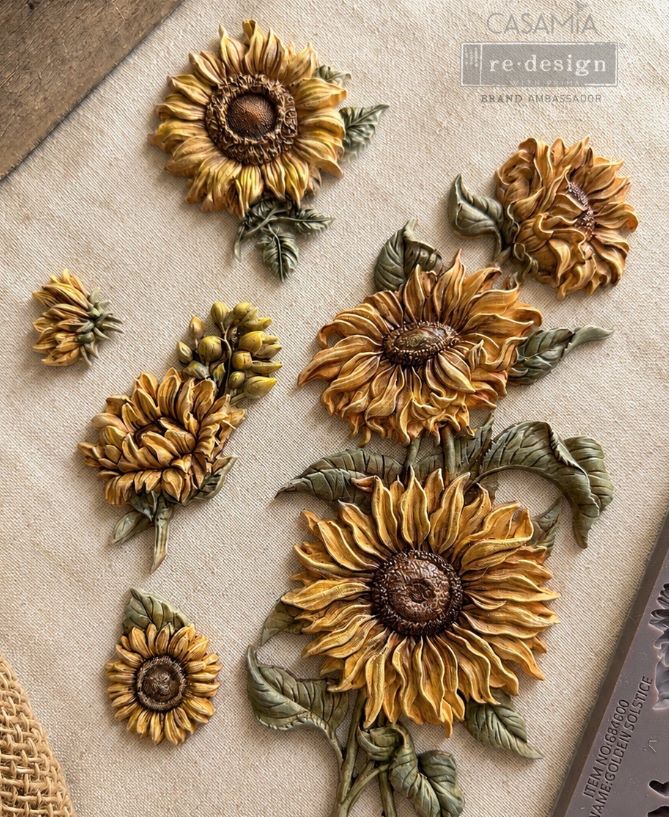 GOLDEN SOLSTICE - Decor Moulds®  1 pc, 5″x8″x8mm