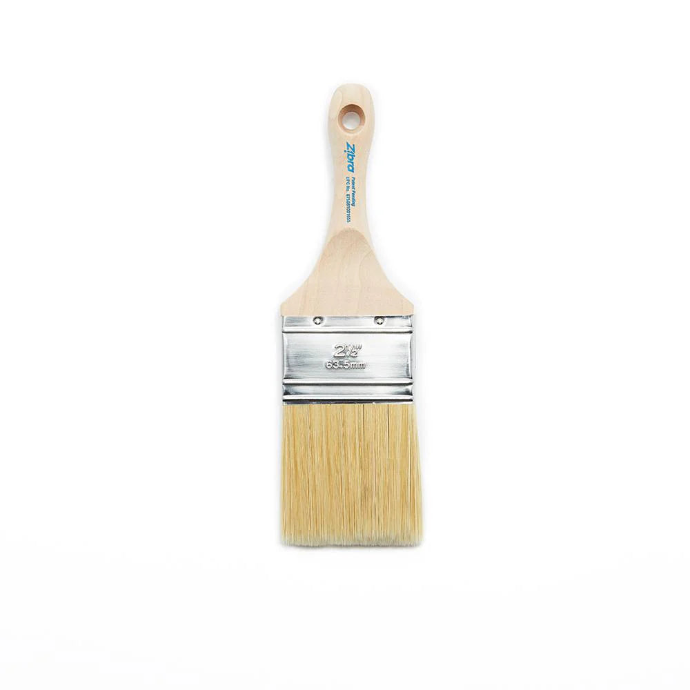 2.5" Stubby Handle Top Coat Paintbrush - Zibra Brush