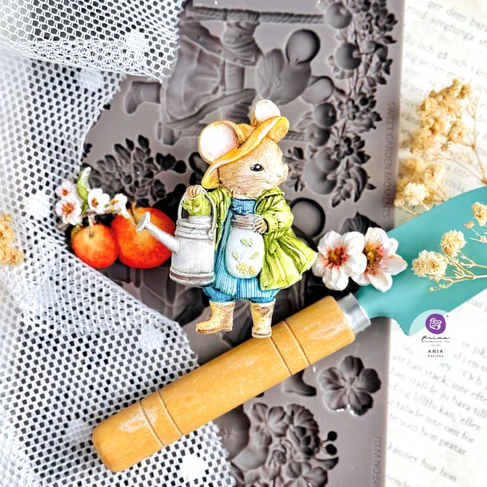 SWEET GARDEN  – 1 pc, 5″x8″x8mm - Homegrown Collection Decor Moulds®