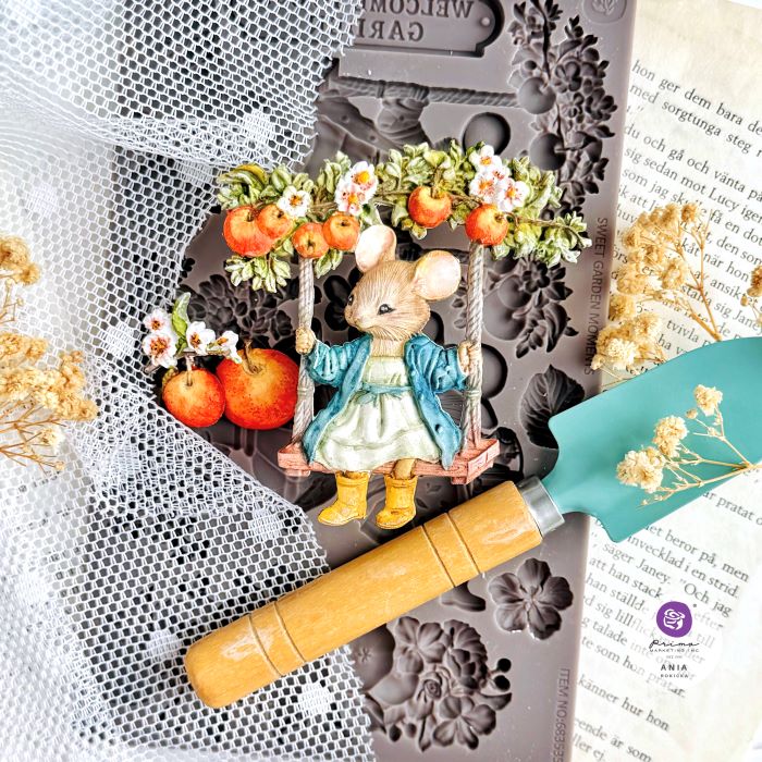 SWEET GARDEN  – 1 pc, 5″x8″x8mm - Homegrown Collection Decor Moulds®