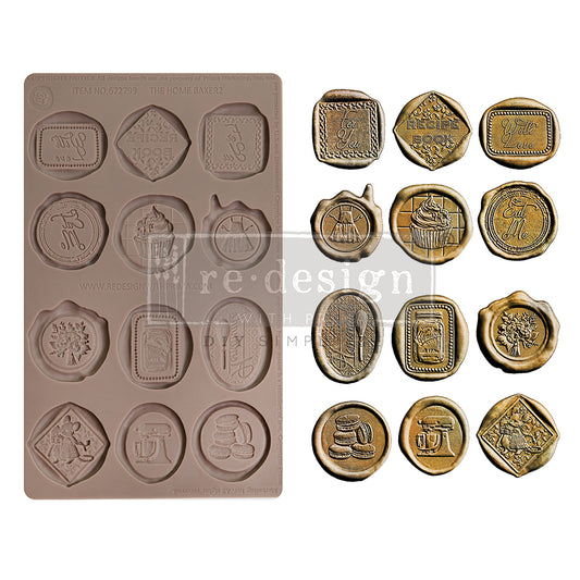 SWEET   SEAL - THE HOME BAKER COLLECTION MOULD - 1 PC, 5" BY 8" X 8MM