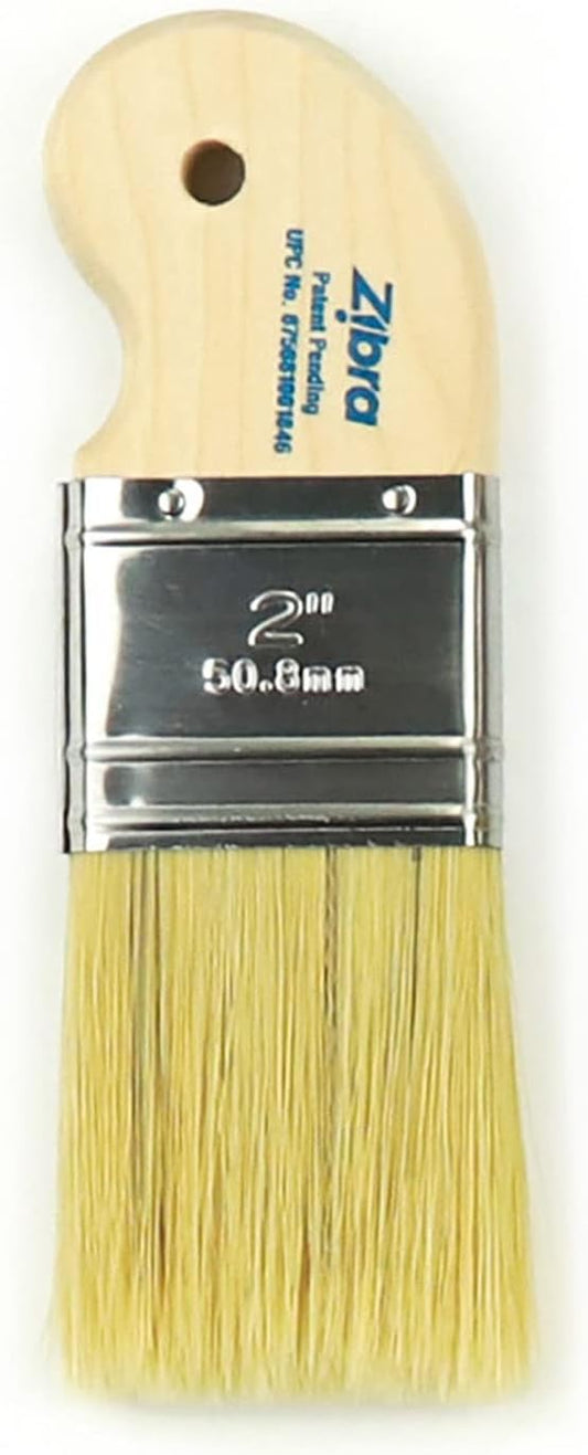 ZIBRA  Palm Pro Top Coat Paintbrush-  TC200LW - 2"