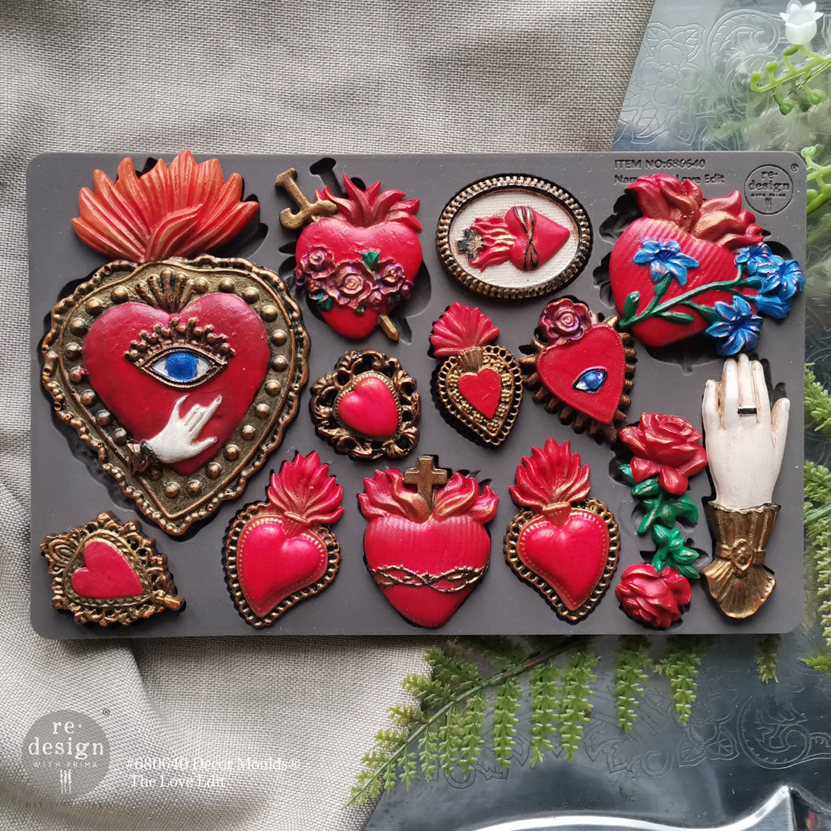 The Love Edit – 1 pc, 5″x8″x8mm - Decor Moulds®