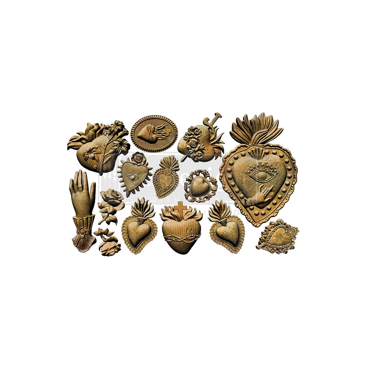 The Love Edit – 1 pc, 5″x8″x8mm - Decor Moulds®