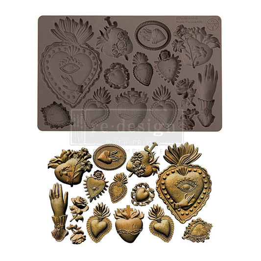 The Love Edit – 1 pc, 5″x8″x8mm - Decor Moulds®