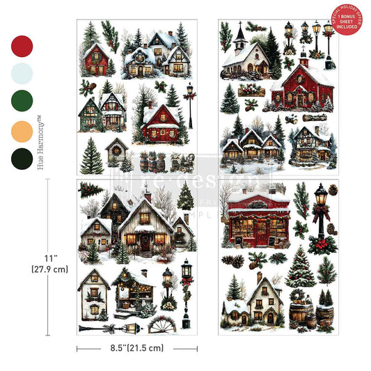 VILLAGE OF WONDER - Middy Transfers®  – 3 sheets + 1 bonus sheet, 8.5″x11″