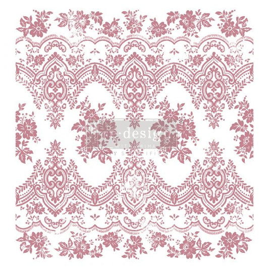 VINTAGE WALLPAPER – 12×12 CLEAR CLING - CLEARLY-ALIGNED DÉCOR STAMPS