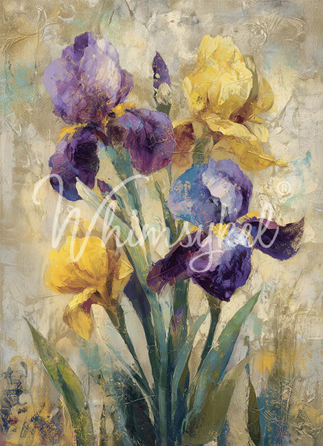 WHEN SPRING FADES - WHIMSYKEL DESIGNS - 21" BY 29" - 18LB TISSUE PAPER