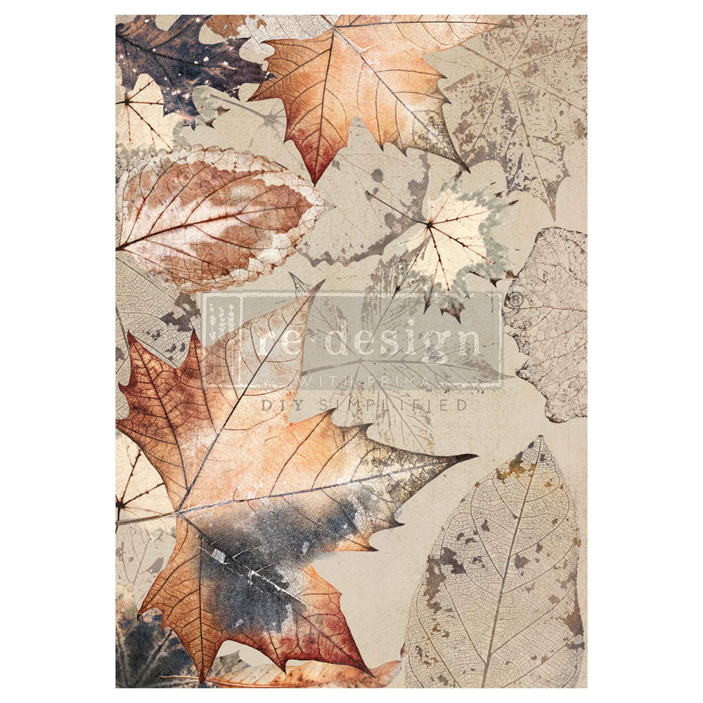 WHISPERING WINDFALL  - A1 DECOUPAGE FIBER  – 1 SHEET, A1 SIZE