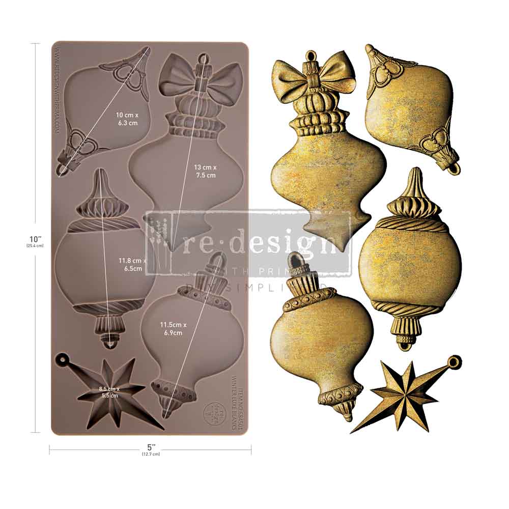 WINTER LUXE BLANKS - Decor Moulds® - – 1 pc, 5″x10″x8mm