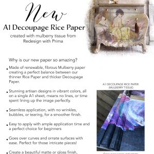 RIVIERA - REDESIGN A1 DECOUPAGE RICE PAPER (MULBERRY TISSUE PAPER)
