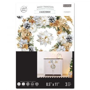 A GILDED MOMENT – 3 SHEETS, 8.5″X11″ - DECOR TRANSFERS® 8.5×11