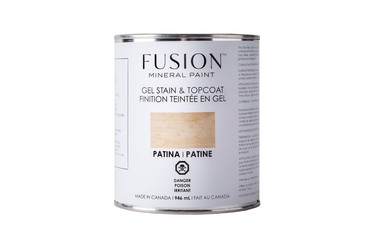 GEL STAIN & TOP COAT - PATINA - FUSION MINERAL PAINT