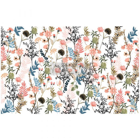 PRETTY MEADOWS  - REDESIGN DECOUPAGE DÉCOR TISSUE PAPER