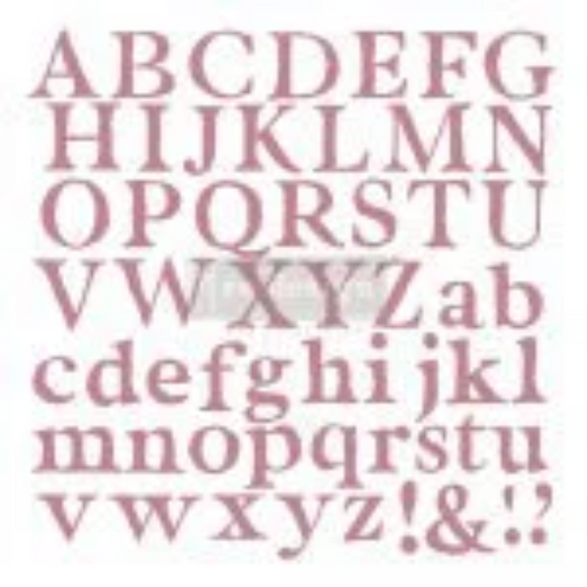 ALPHA - CLEARLY-ALIGNED DÉCOR STAMPS - REDESIGN WITH PRIMA