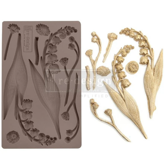 BELL ORCHIDS 5″X 8″ 8 MM THICKNESS - REDESIGN DÉCOR MOULDS®