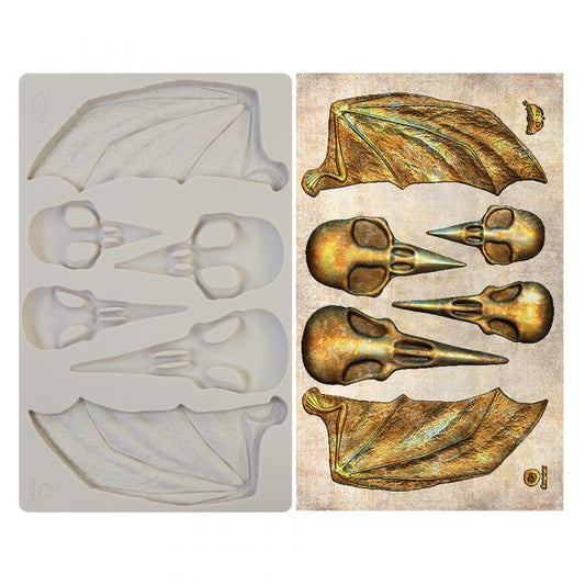 FINNABAIR – MOULDS – BIRDS AND BATS – 1 PC, 5×8 IN