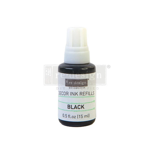 BLACK INK DECOR REFILL  - REDESIGN WITH PRIMA - 0.5 OZ REFILL