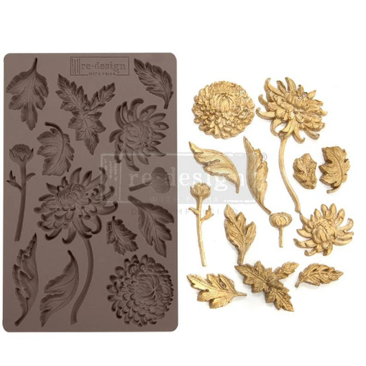 BOTANIST FLORAL 5″X 8″ 8 MM THICKNESS - REDESIGN DÉCOR MOULDS®