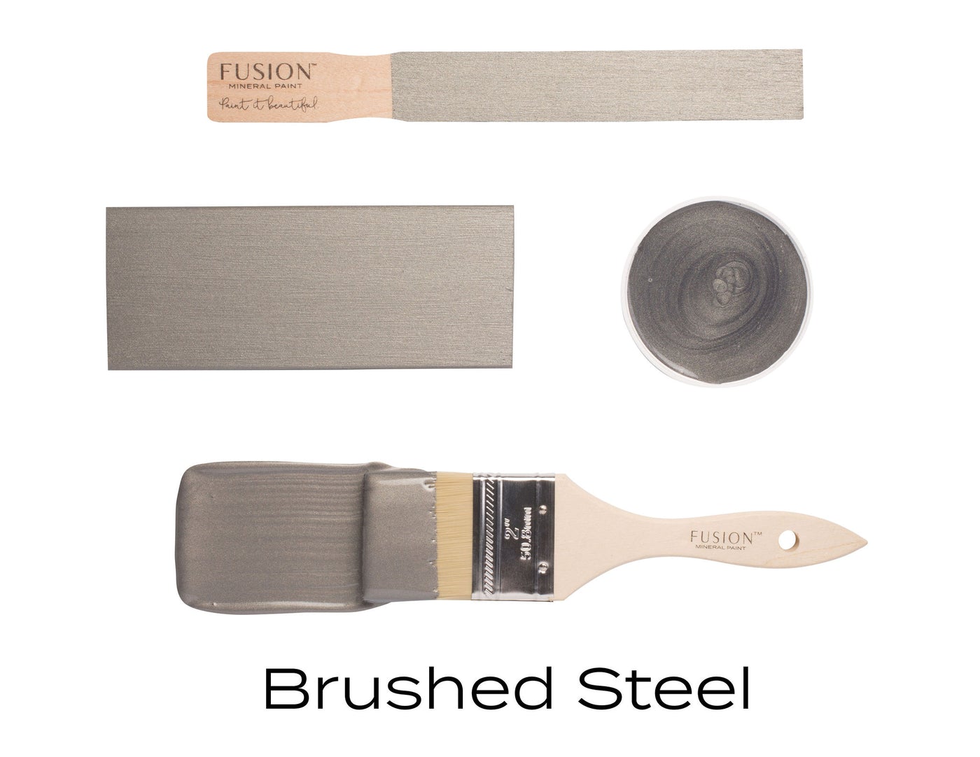 BRUSHED STEEL - FUSION METALLICS COLLECTION