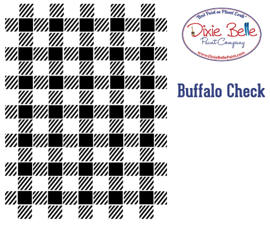 BUFFALO CHECK STENCIL - BELLES AND WHISTLES