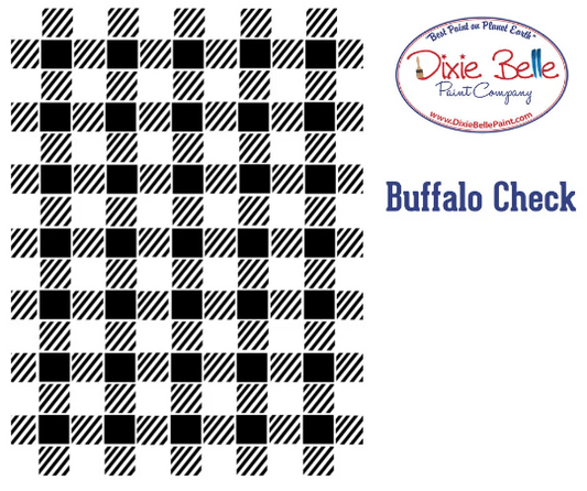 BUFFALO CHECK STENCIL - BELLES AND WHISTLES