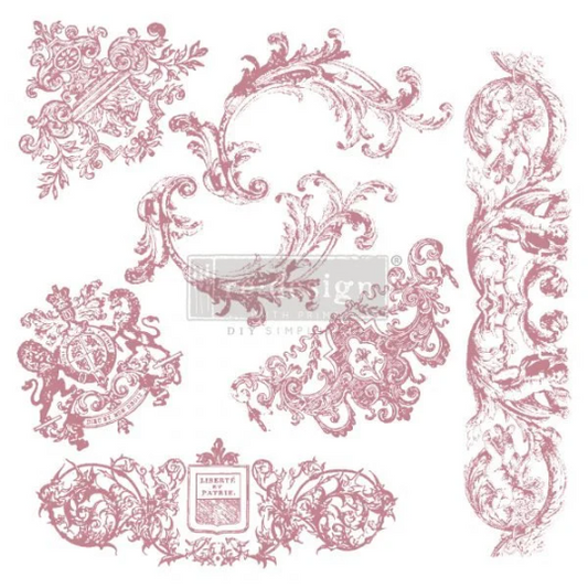 CHATEAU DE MAISONS  - CLEARLY-ALIGNED DÉCOR STAMPS - REDESIGN WITH PRIMA
