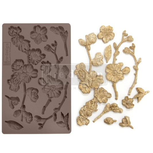 CHERRY BLOSSOMS 5″X 8″ 8 MM THICKNESS  - REDESIGN DÉCOR MOULDS®