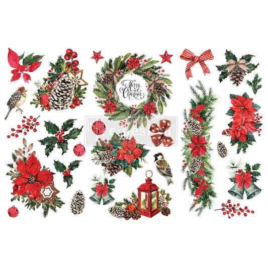 CLASSIC CHRISTMAS - SMALL TRANSFER - REDESIGN WITH PRIMA