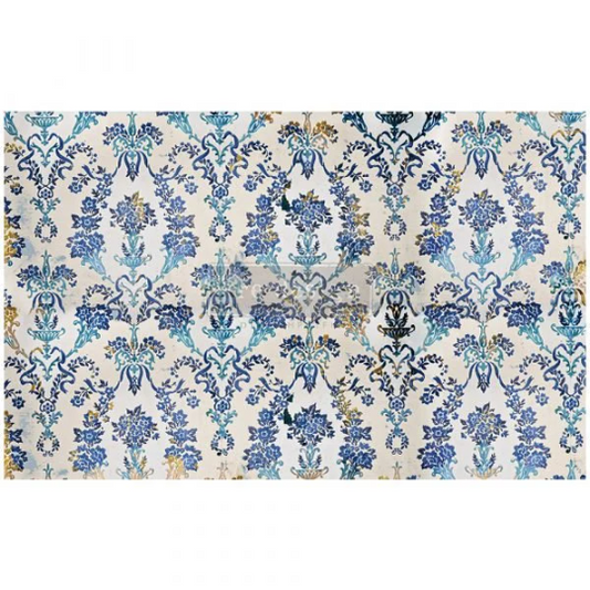COBALT FLOURISH  - REDESIGN DECOUPAGE DÉCOR TISSUE PAPER