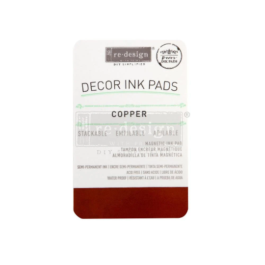 COPPER INK PAD - REDESIGN WITH PRIMA -  MAGNETIC INK PAD