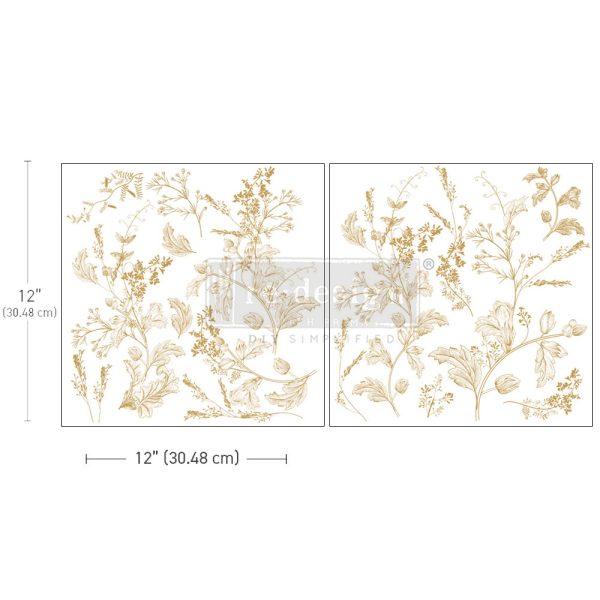 DAINTY BLOOM MAXI TRANSFERS®S -12”X12” - REDESIGN WITH PRIMA