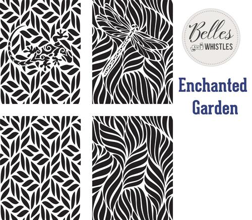 ENCHANTED GARDEN STENCIL - BELLES & WHISTLES