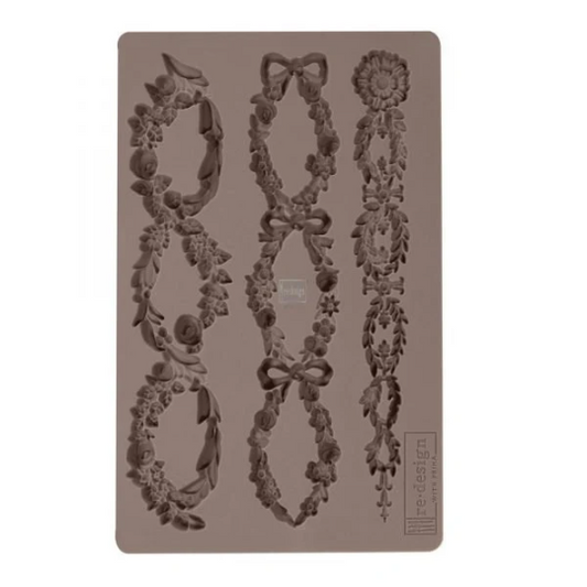 FLORAL CHAIN 5″X 8″ 8 MM THICKNESS - REDESIGN DÉCOR MOULDS®