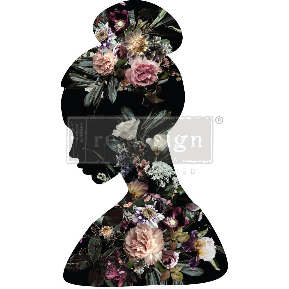 FLORAL SILHOUETTE - REDESIGN DECOR TRANSFER