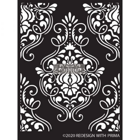 FLOURISH EMBLEM -  REDESIGN DECOR STENCILS®