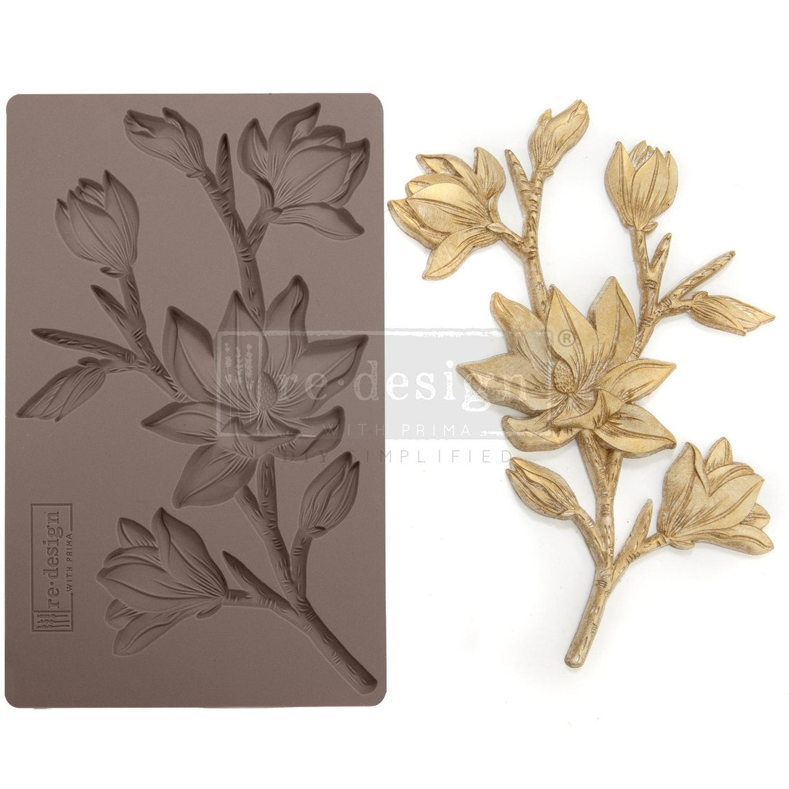 FOREST FLORA 5″X 8″ 8 MM THICKNESS - REDESIGN DÉCOR MOULDS®