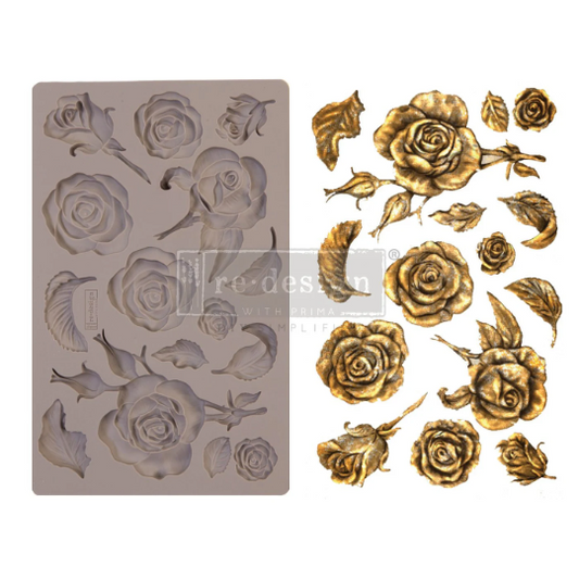FRAGRANT ROSES – 5″ X 8″, 8MM THICKNESS - REDESIGN MOULDS