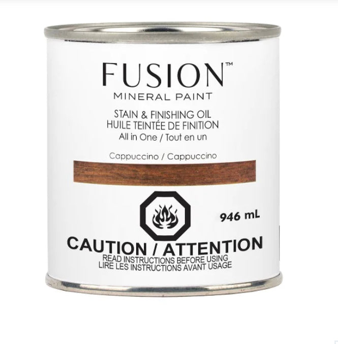 STAIN & FINISHING OIL -  (SFO - All in One)- CAPPUCINO - FUSION MINERAL PAINT