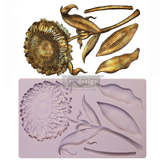 GRANDEUR FLORA – 8″X5″, 8MM THICKNESS - REDESIGN DECOR MOULDS®