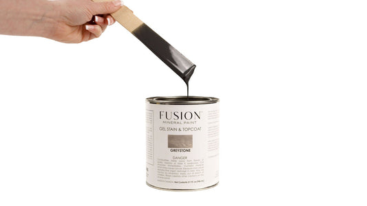 GEL STAIN AND TOPCOAT - GREYSTONE - FUSION MINERAL PAINT