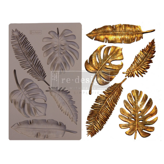 MONSTERA – 5″ X 8″, 8MM THICKNESS - REDESIGN DECOR MOULDS®