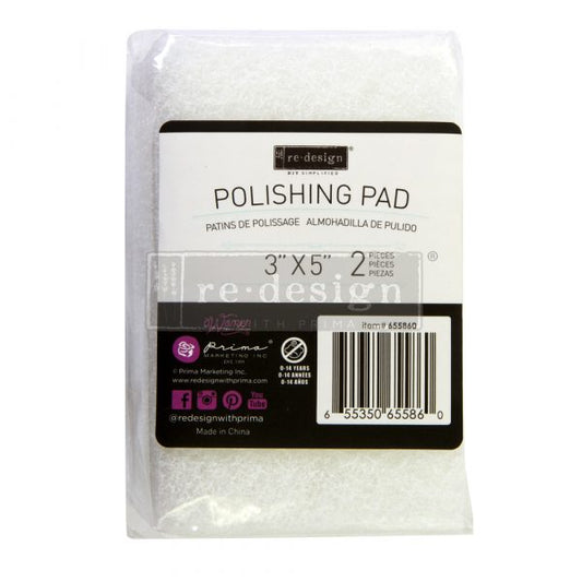 POLISHING PADS - 2 PCS, 3" X 5" X 1"