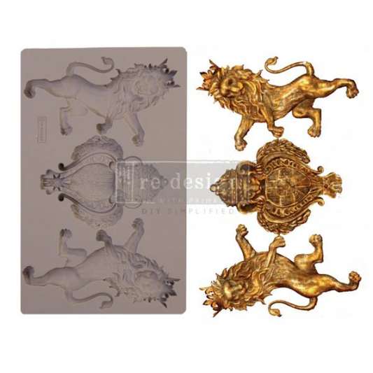 ROYAL EMBLEM – 5″ X 8″, 8MM THICKNESS - REDESIGN DECOR MOULDS®