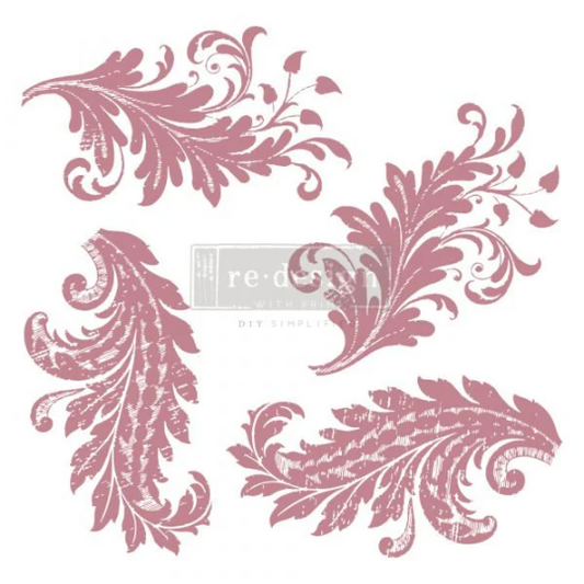 ROYAL FLOURISH - REDESIGN DECOR STAMP - REDESIGN WITH PRIMA