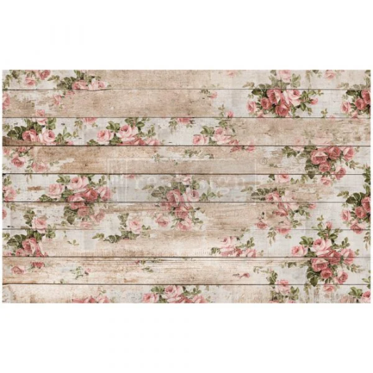 SHABBY FLORAL - REDESIGN DECOUPAGE DECOR TISSUE PAPER