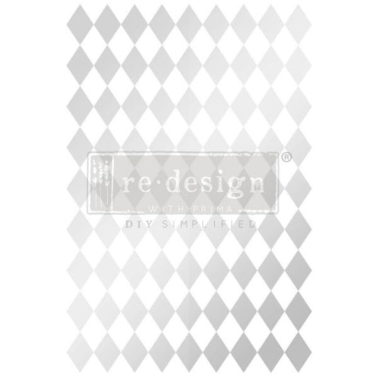 SILVER HARLEQUIN - REDESIGN WITH PRIMA DECOR TRANSFER